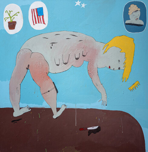 Oh that's just Becky...from America. von David A. Kurtz, Malerei kaufen auf Singulart