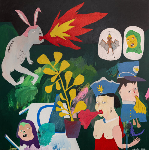 The Hilt of Diplomacy di David A. Kurtz, Pittura in vendita su Singulart