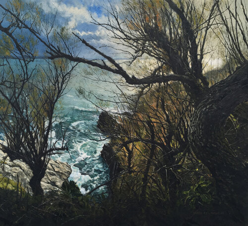 Prussia Cove, Cornwall. by Mark McLaughlin, 회화 for Sale on Singulart