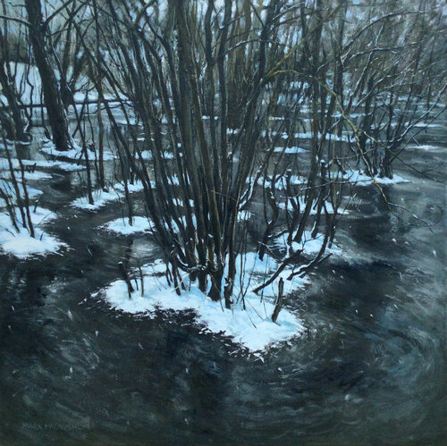 Snow and Ice. by Mark McLaughlin, 회화 for Sale on Singulart