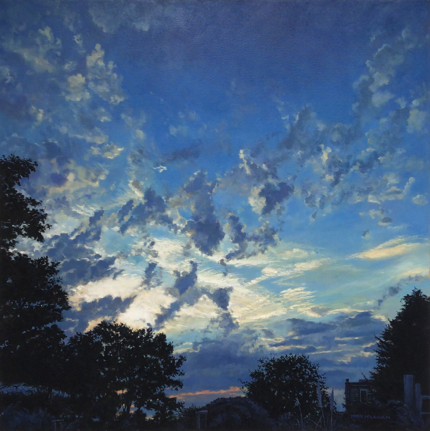 Evening Sky Mark McLaughlin Originalgemälde zu verkaufen