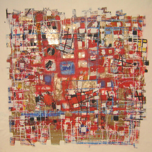 quadrato astratto par Maria Moretti, Peinture en vente sur Singulart