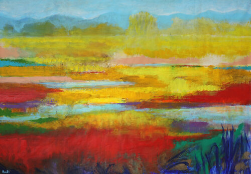 Wide view par Maria Moretti, Peinture en vente sur Singulart