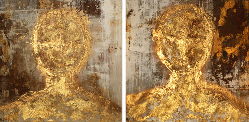 Soulmates par Maria Moretti, Peinture en vente sur Singulart