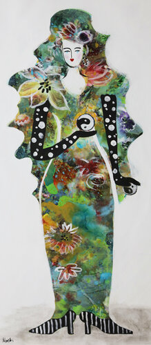 Miss Ying Yang par Maria Moretti, Peinture en vente sur Singulart