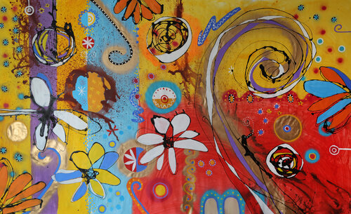 Yokolina par Maria Moretti, Peinture en vente sur Singulart