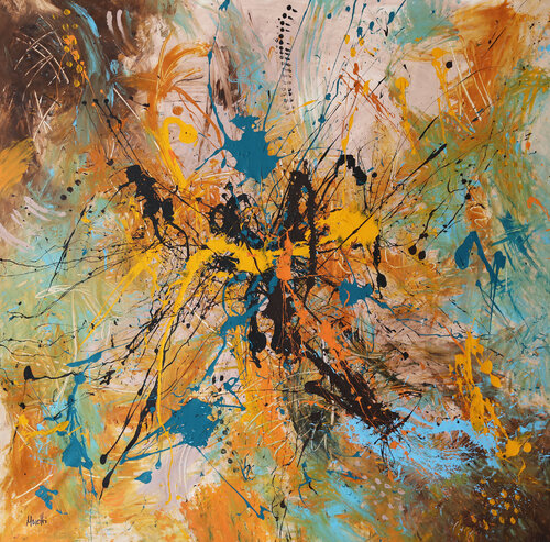 Lively harmony di Maria Moretti, Pittura in vendita su Singulart