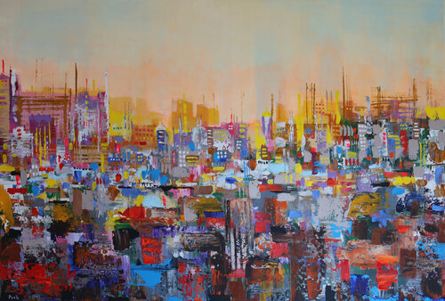 Metropolis di Maria Moretti, Pittura in vendita su Singulart