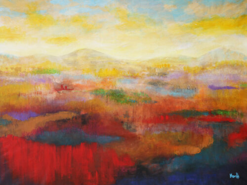 Wide land di Maria Moretti, Pittura in vendita su Singulart