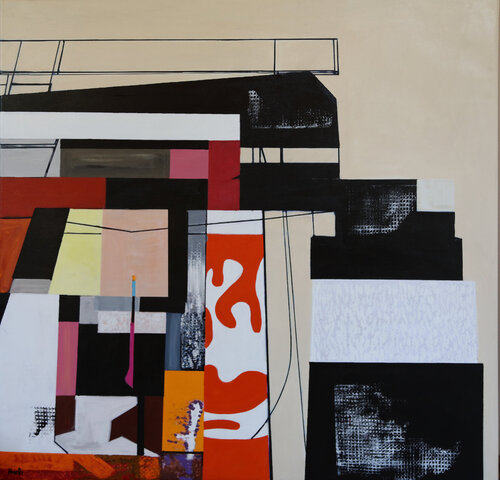 Bauhaus time van Maria Moretti, Schilderij te koop op Singulart