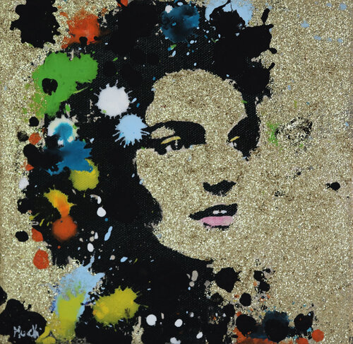 Golden jacky par Maria Moretti, Peinture en vente sur Singulart