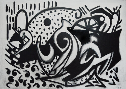 Sunday session by Maria Moretti, 소묘 for Sale on Singulart