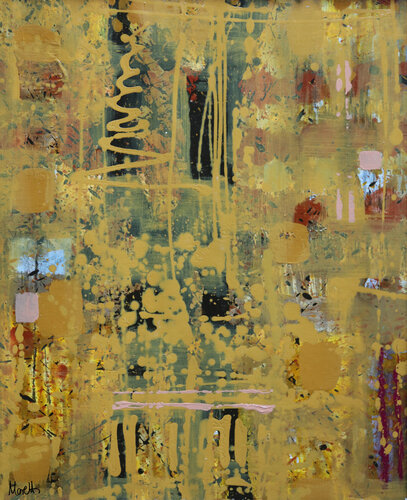 piccola ocra par Maria Moretti, Peinture en vente sur Singulart