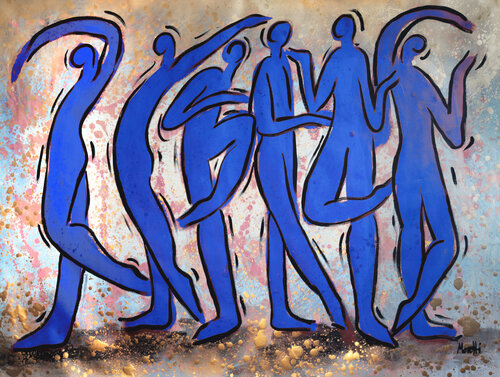 Blue dance Maria Moretti