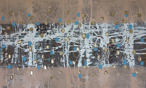 Goldklümpchen di Maria Moretti, Pittura in vendita su Singulart