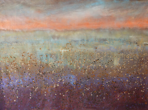 Sunset on the horizon par Maria Moretti, Peinture en vente sur Singulart