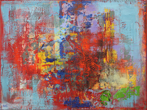 Red spirit by Maria Moretti, Painting for Sale on Singulart
