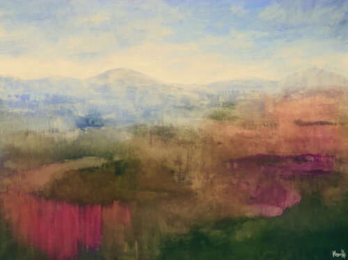 Landscape in the morning light Maria Moretti
