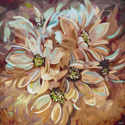 Floral beauty di Maria Moretti, Pittura in vendita su Singulart