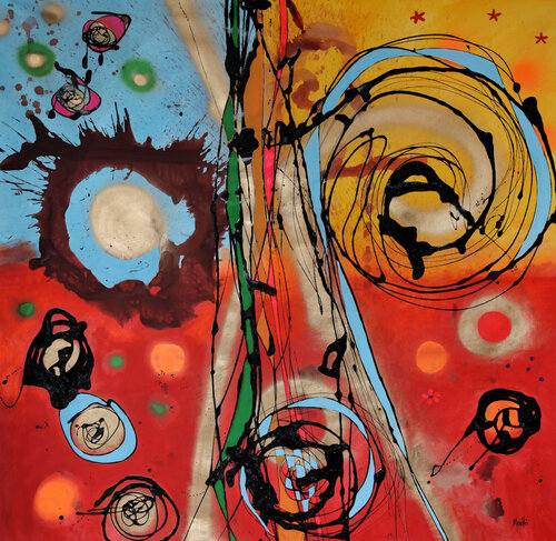 Happyness van Maria Moretti, Schilderij te koop op Singulart