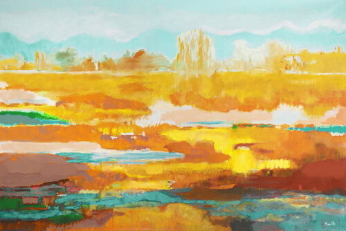 Early summer landscape von Maria Moretti, Malerei kaufen auf Singulart