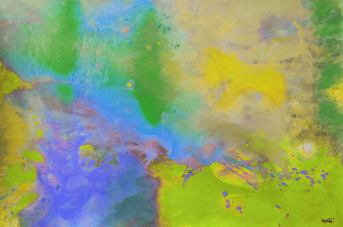 Aqua Verde di Maria Moretti, Pittura in vendita su Singulart
