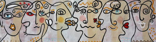 Characters di Maria Moretti, Pittura in vendita su Singulart