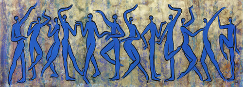 Blue Dancers Maria Moretti