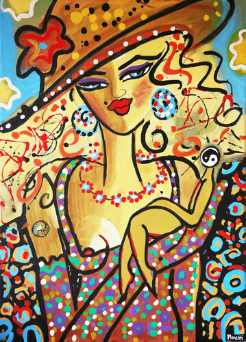 Miss Ying Yang 2 de Maria Moretti, Impresión a la venta en Singulart