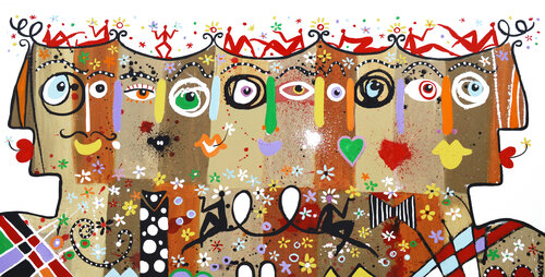 Society 555 di Maria Moretti, Pittura in vendita su Singulart