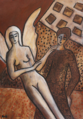 Touch from a angel von Maria Moretti, Zeichnungen kaufen auf Singulart