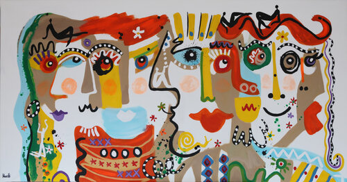 Light characters di Maria Moretti, Stampa in vendita su Singulart