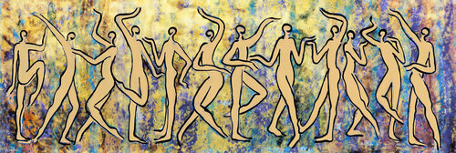 Dance Company di Maria Moretti, Pittura in vendita su Singulart