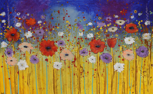 Energy flowers von Maria Moretti, Malerei kaufen auf Singulart