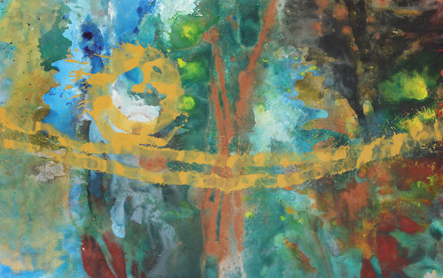 Abstract impression van Maria Moretti, Schilderij te koop op Singulart