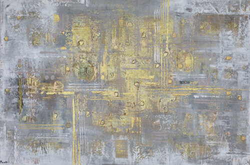 Golden Memories di Maria Moretti, Pittura in vendita su Singulart