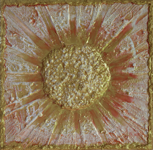 Golden star by Maria Moretti, 油畫 for Sale on Singulart
