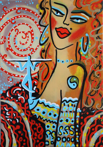 Miss Ying Yang 1 by Maria Moretti, Print for Sale on Singulart