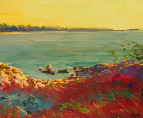 Relax - Landscape von Maria Moretti, Malerei kaufen auf Singulart