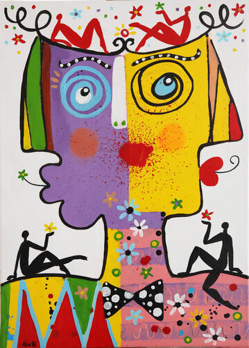 Modern head 1 von Maria Moretti, Malerei kaufen auf Singulart