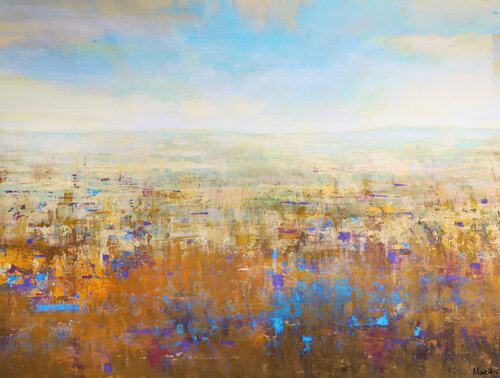 Landscape - Wide view by Maria Moretti, Painting for Sale on Singulart
