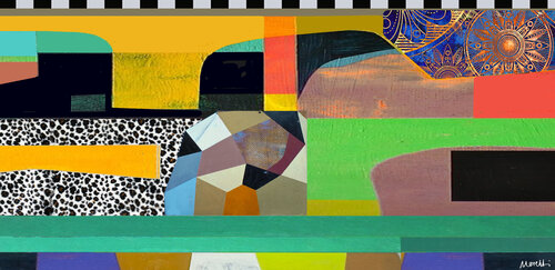 Green trust by Maria Moretti, Painting for Sale on Singulart