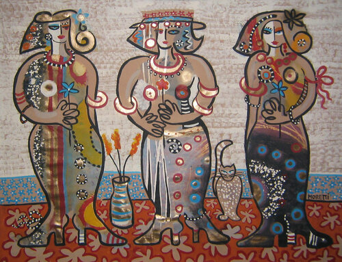 Large session by Maria Moretti, 회화 for Sale on Singulart