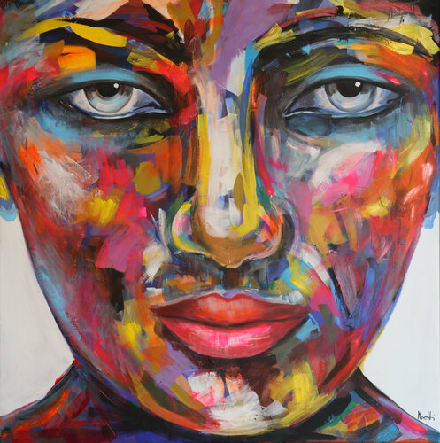 Portrait 2 by Maria Moretti, Painting for Sale on Singulart