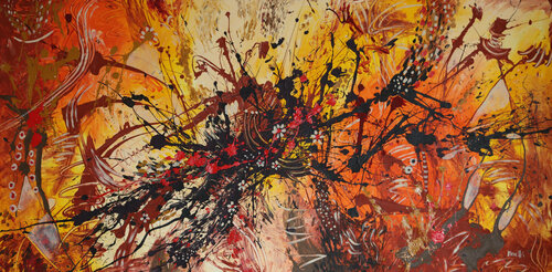 Kurkuma par Maria Moretti, Peinture en vente sur Singulart