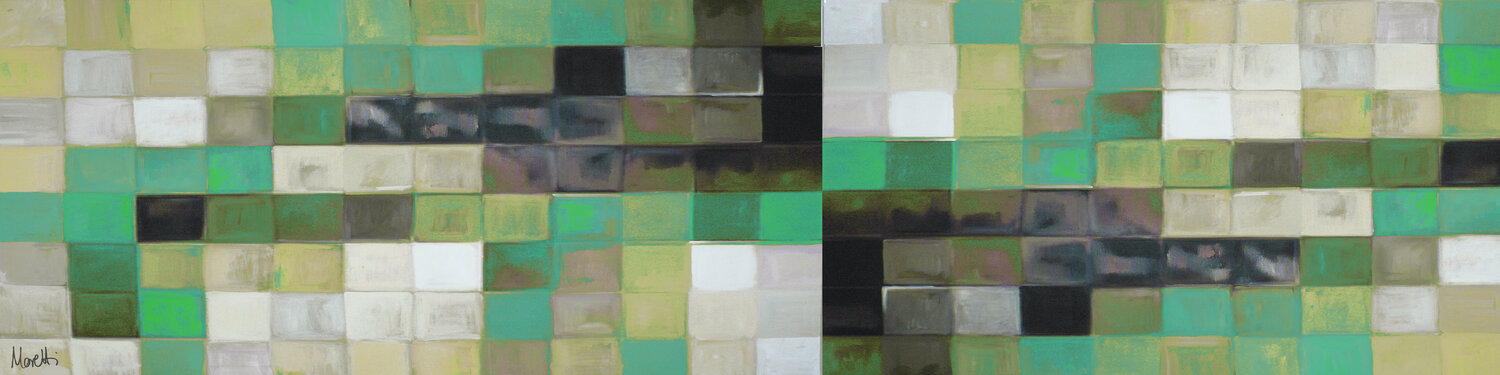 Green squares Maria Moretti