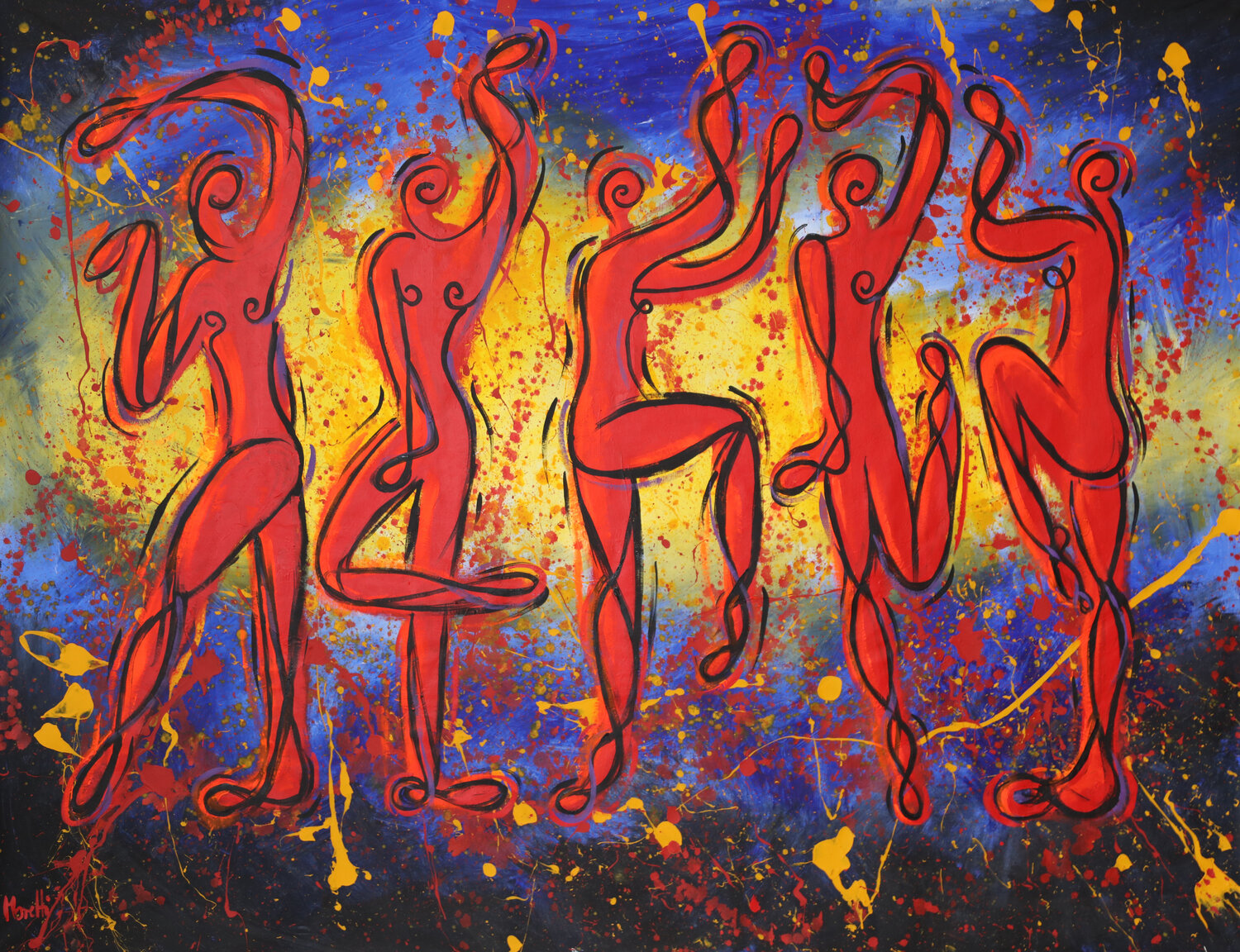 Red dancer Maria Moretti