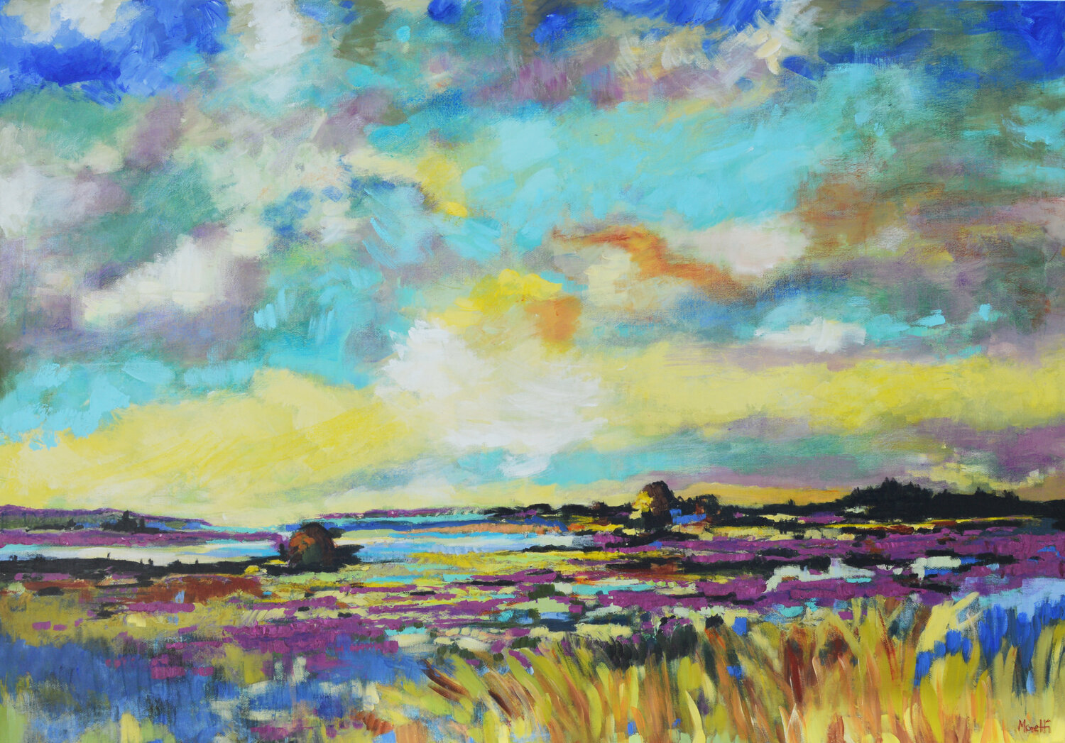 Lavender fields - Landschaft Maria Moretti