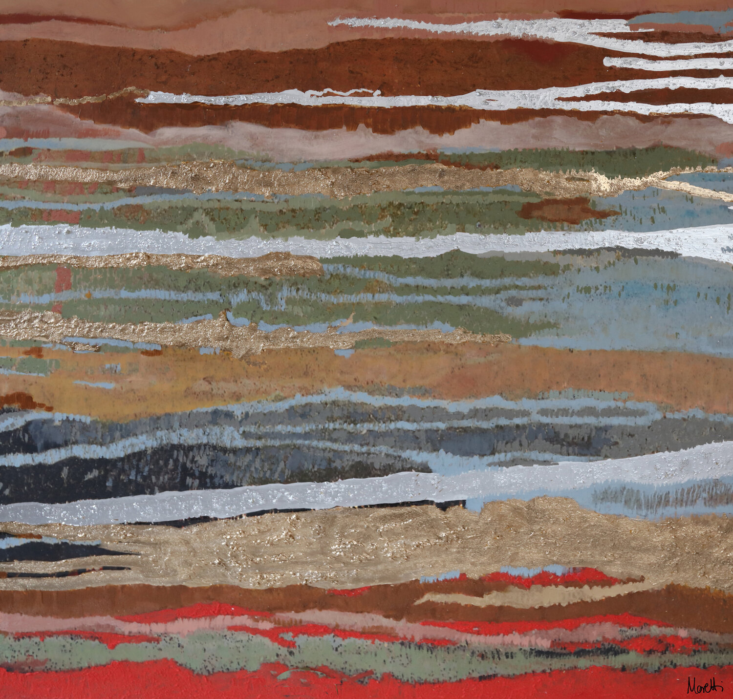 Textured stripes Maria Moretti