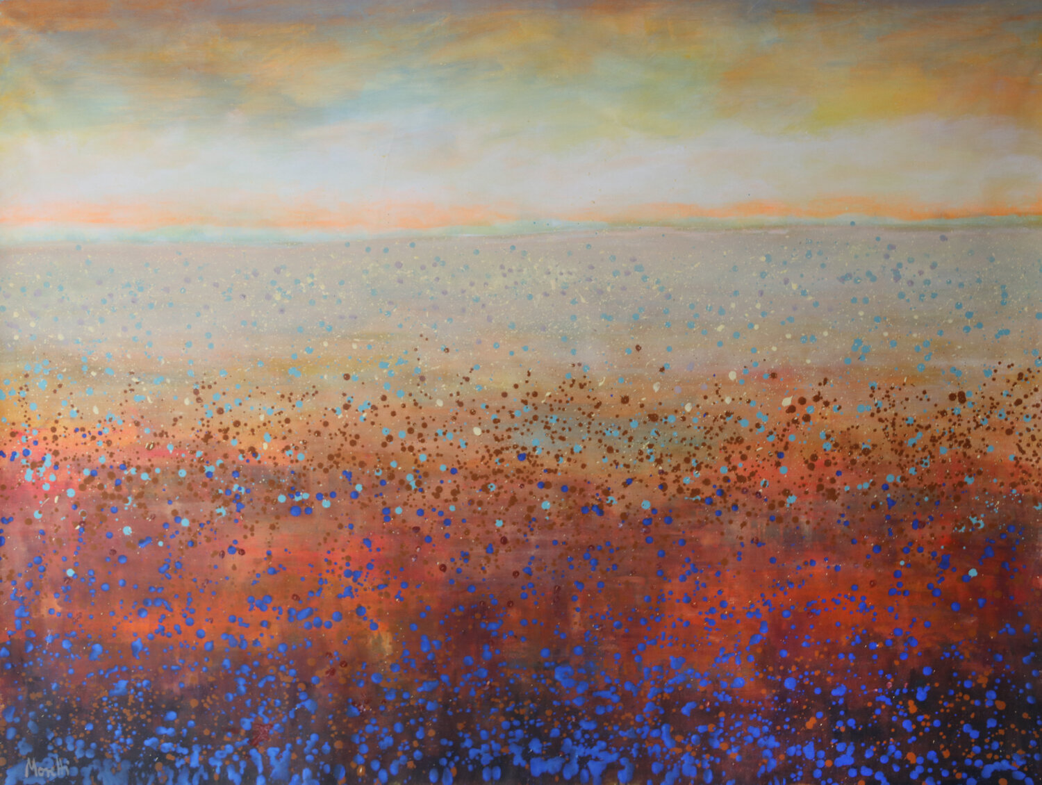 Light on the horizont - landscape Maria Moretti